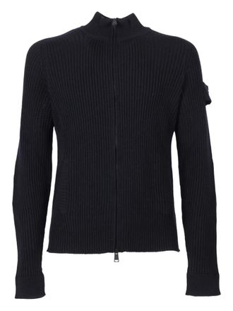 Premiata Cardigan con zip - Nero