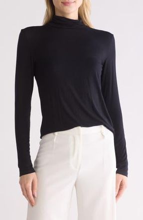 Nordstrom Rack Long Sleeve Turtleneck Top in Black at Nordstrom Rack, Size X-Small