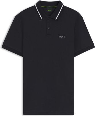 BOSS Paddy slim-fit polo shirt in interlock cotton