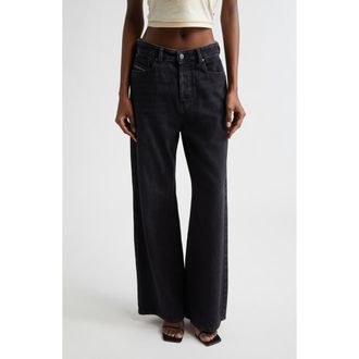 Diesel 1996 D-Sire Jeans in Black/Denim at Nordstrom, Size 29