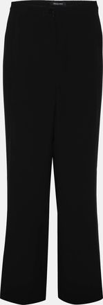 Elena Miro Black Crepe Wide Leg Trousers