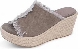 Chocolat Blu Womens Wania Sandals In Army Linen