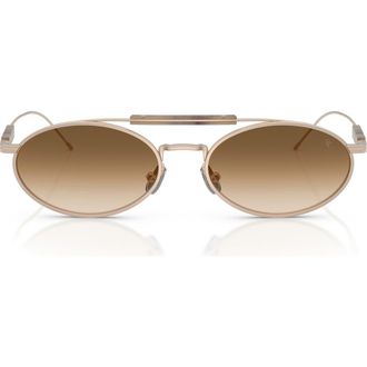 Brunello Cucinelli 55mm Round Sunglasses in Rose at Nordstrom
