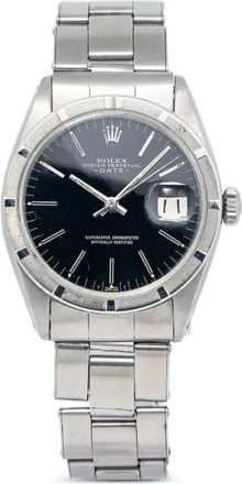 Rolex Oyster Perpetual Date 35mm Pre-owned - Argento