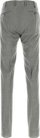 Pantaloni Torino Mens Stretch Cotton Chino Gray Silk Elastane