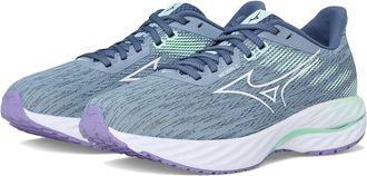 Mizuno Wave Inspire 21 D Womens Womens Running Shoes Tradewinds/White : Womens 6.5 D - Wide, Synthetic