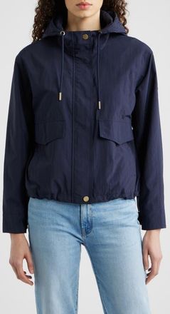 Michael Kors Hooded Anorak in Midnight at Nordstrom, Size X-Large