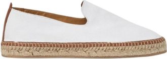 Scarosso Martin Witte Canvas Espadrilles - Heren - Espadrilles - Wit - 42 EU - Leer - Schoenen