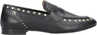 Babouche Lifestyle G-Avery-1 leren loafers met studs zwart