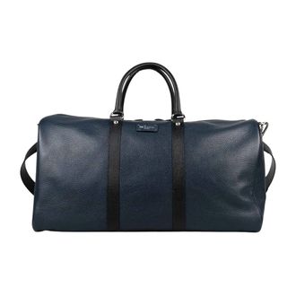 Kiton Weekend Bags, male, Blue, Size: ONE SIZE Travelbag Regular