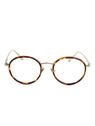 Linda Farrow round-frame glasses - Brown
