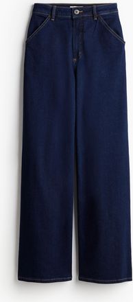 H&M Weite Jeans - Dunkles Denimblau
