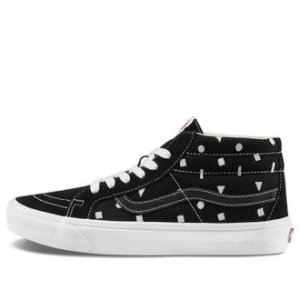Vans OG SK8-Mid LX Black Geometry Pattern VN0A4BVCVZ7