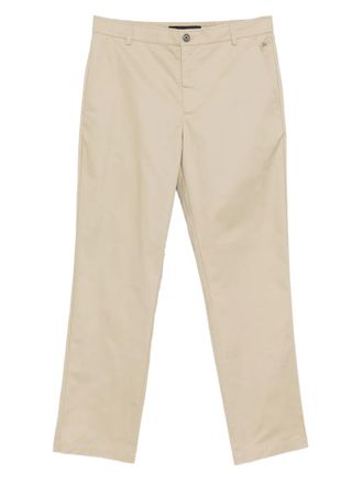 Karl Lagerfeld logo-plaqued chino trousers - Neutrals