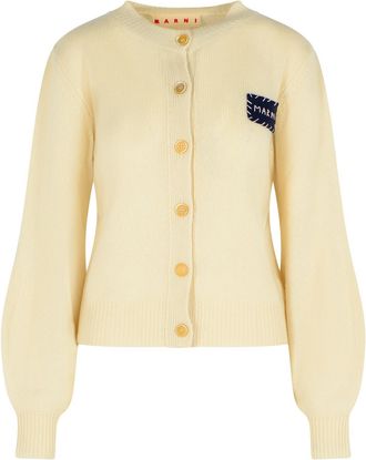 Marni Elfenbein Kaschmir Cardigan
