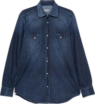 Sartorio Napoli denim shirt - Blue
