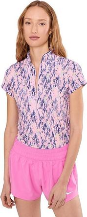 Jamie Sadock Fingerpaint Print Short Sleeve Polo Womens Clothing Valentine Pink : 2XL, Polyester/Spandex