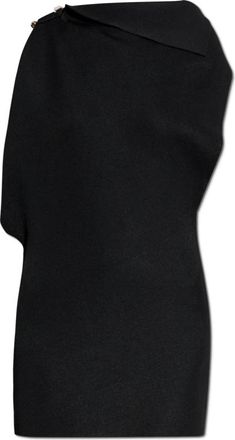 Jacquemus Mini Trapeze Jurk - Dames - Feestkleedjes - Zwart - XS - Kleedjes