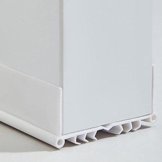 No Brand Burlete Inferior Para Puertas, Recortable A Medida, Con Tira Aislante Contra Corrientes De Aire, Adhesivo Fuerte, Aislante Ac&uacute;stico Y Burlete De Umbra