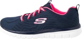 Skechers Graceful-Get Connect Sneakers - Dames - Sneakers - Blauw - 38 EU - Schoenen