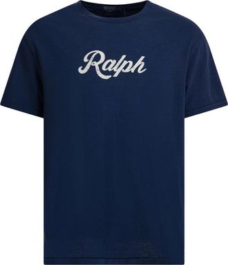 Polo Ralph Lauren Blauw T-shirt Klassiek Fit Ontwerp - Heren - T-shirts - Blauw - M - Katoen - Tops