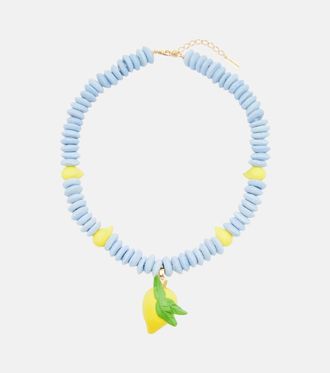 Jennifer Behr Collana Citron con perline
