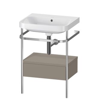 Duravit Set C-bonded Duravit Happy D.2 Plus Con Consola Met&aacute;lica Y Caj&oacute;n