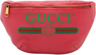 Gucci Pre-owned Belt Bags, male, Pink, Size: ONE SIZE Pre-owned Vintage Fanny Pack