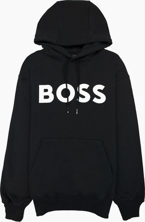 HUGO BOSS Mens Hugo Boss Sullivan 08 Hoodied Sweatshirt Black 001 - Size: 36