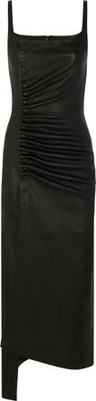 Paco Rabanne Black Leather Dress
