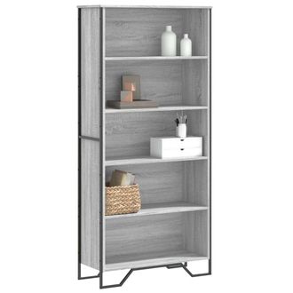 Berkfield Home Book Cabinet Grey Sonoma 80x31x169 cm Engineered wood | Size: 80 x 31 x 169 cm