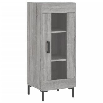 vidaXL Vidaxl - Aparador Madera De Ingenier&iacute;a Gris Sonoma 34,5x34x90 Cm