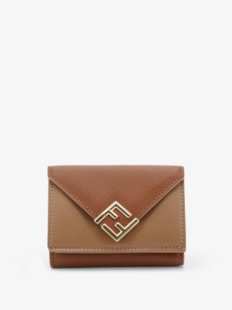 Fendi Portafoglio FF Diamonds Micro Trifold in pelle - FENDI - gender_Woman