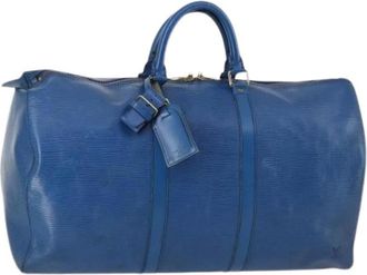 Louis Vuitton Pre-owned Weekend Bags, female, Blue, Size: ONE SIZE Pre-owned Vintage Weekend Bag