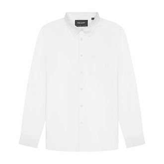 Lyle & Scott Heren, Overhemden, Wit, Maat: M Katoen