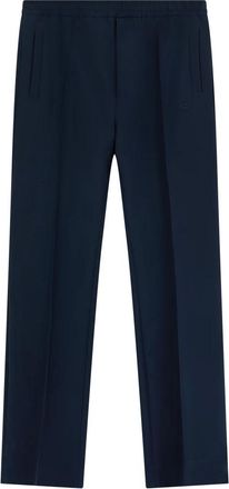 Gucci Straight Trousers, male, Blue, Size: S Technical panama sportswear trousers