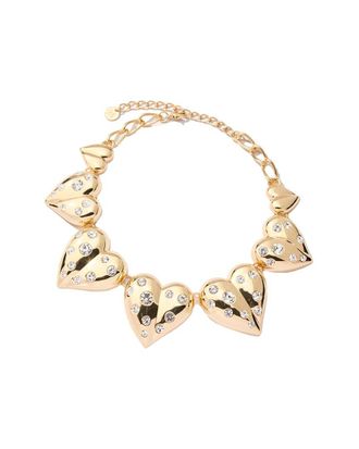 Carolina Herrera Molded Heart Necklace