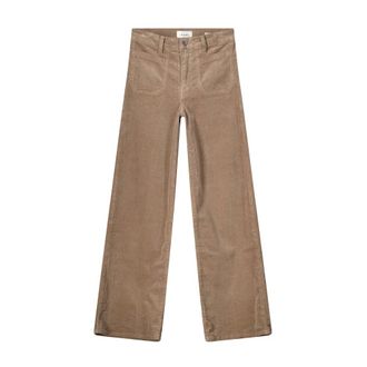 Frame Denim Rechte jeans - Dames - Jeans - Bruin - Maat: W30 Katoen