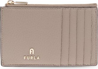 Furla Kaarthouder Camelia - Dames - Portefeuilles - Beige - ONE Size - Leer - Accessoires