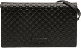 Gucci Pre-owned Cross Body Bags, female, Black, Size: ONE SIZE Pre-owned Vintage Crossbody Bag