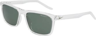 Nike Stijlvolle Zonnebril - unisex - Zonnebrillen - Wit - 56 MM - Accessoires