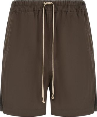 Rick Owens Brown Boxers Bermuda Shorts