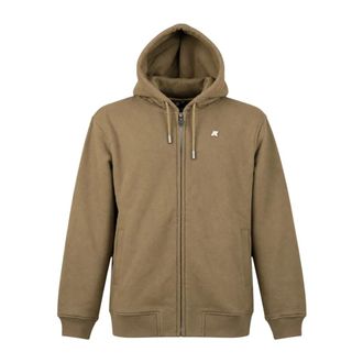 K-Way Anthony Heavy Fleece - Heren - Sweatshirts & Hoodies - Bruin - Maat: 2XL Fleece