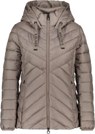 s.Oliver Licht Gewatteerd Jack - Dames - Zomerjassen - Grijs - XL - Jassen