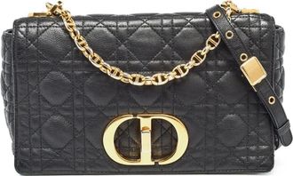 Dior Borsa a spalla Cannage Cara - Nero