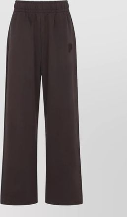 PANGAIA cotton straight-leg wide-leg track trousers