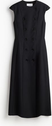 H&M Blazerkleid aus Wollmix - Schwarz