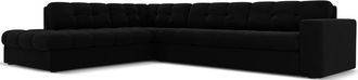 CXL by Christian Lacroix 5-Sitzer Designer Ecksofa Yohan mit Eckteil links - Samtbezug