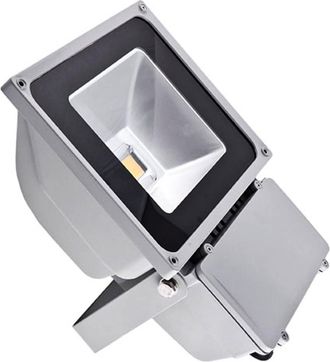 Trade Shop Trade Shop Traesio - Trade Shop - Foco Led Ultra Delgado Con Luz Rgb C&aacute;lida-fr&iacute;a Para Exterior Ip65 220v - -80 Vatios -recursos Ordinarios