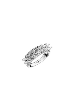 Diesel Stainless Steel Band Ring - Rings - Unisex - Silver